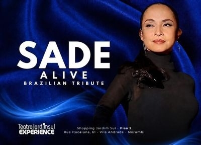 imagem representativa do espetáculo Sade Alive - Brazilian Tribute