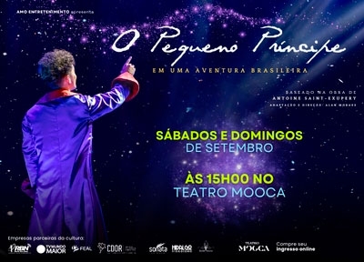 imagem representativa do espet�culo O Pequeno Pr�ncipe em Uma Aventura Brasileira