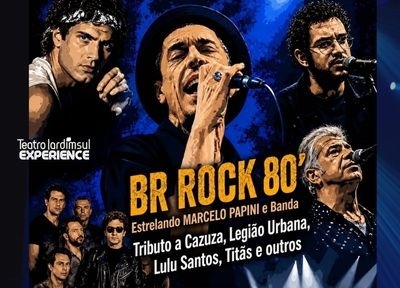imagem representativa do espetáculo Rock Br 80