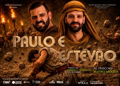 imagem representativa do espetáculo Paulo e Estevão