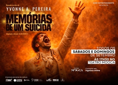 imagem representativa do espetáculo Memórias de um Suicida