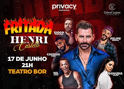 imagem representativa do espetáculo Fritada com Henri Castelli