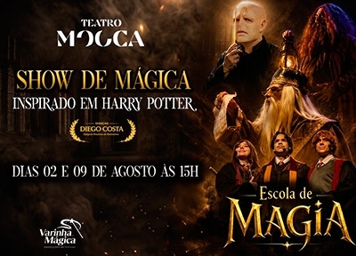 imagem representativa do espetáculo Escola de Magia no Teatro Mooca
