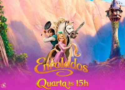 imagem representativa do espetáculo Rapunzel: Enrolados