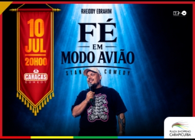 imagem representativa do espet�culo Rheiddy Ebrahim - F� em Modo Avi�o