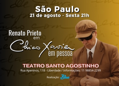 imagem representativa do espet�culo Chico Xavier em pessoa