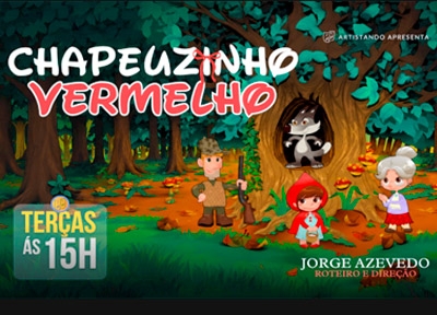 imagem representativa do espetáculo Chapeuzinho Vermelho Em Tempo de Ecologia