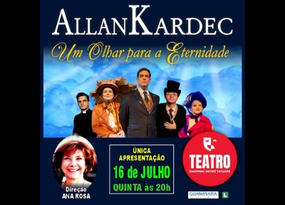 imagem representativa do espetáculo Allan Kardec - Um Olhar Para A Eternidade