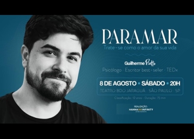 imagem representativa do espetáculo PARAMAR palestra-espetáculo com Guilherme Pintto
