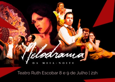 imagem representativa do espetáculo Melodrama da Meia-Noite