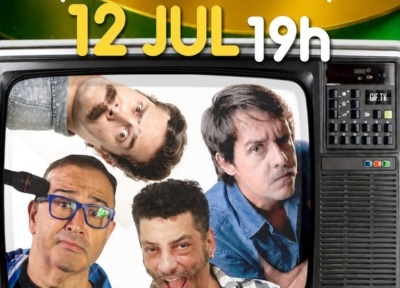 imagem representativa do espetáculo Domingão Sem Faustão - Stand up no Bixiga Comedy