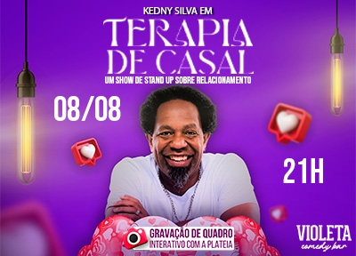 imagem representativa do espetáculo KEDNY SILVA em TERAPIA DE CASAL