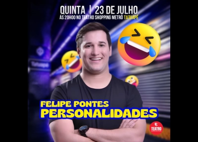 imagem ilustrativa espet�culo Felipe Pontes em Personalidades