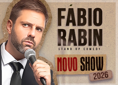 imagem representativa do espetáculo Fábio Rabin - Novo Show - Teatro Renaissance