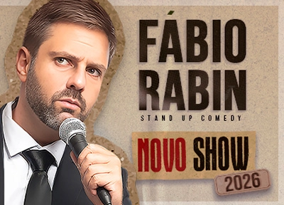 imagem ilustrativa espet�culo Fábio Rabin - Novo Show - Teatro Renaissance