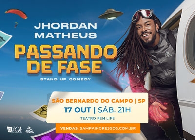 imagem representativa do espet�culo Jhordan Matheus - Passando de Fase - SBC