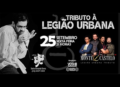 imagem representativa do espet�culo Tributo à Legião Urbana - Monte Castelo