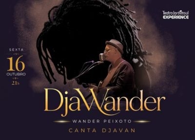 imagem representativa do espet�culo DjaWander - Wander Peixoto canta Djavan