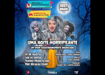 Suzy Brasil em Uma Noite Horripilante na Vila Sônia