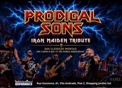 imagem representativa do espet�culo Prodigal Sons - Iron Maiden Tribute