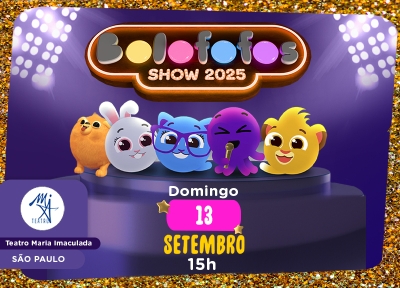 imagem representativa do espet�culo Bolofofos - Turnê 2026