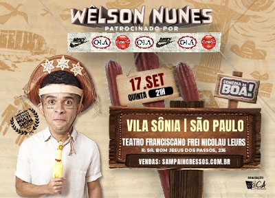 imagem representativa do espet�culo Wêlson Nunes