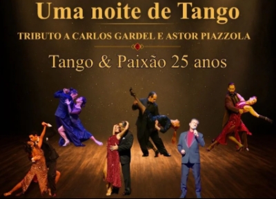 imagem representativa do espet�culo Uma noite de Tango - Tributo a Carlos Gardel e Astor Piazzolla