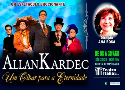 imagem representativa do espet�culo Allan Kardec: Um Olhar Para A Eternidade