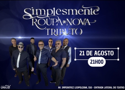 imagem representativa do espet�culo Simplesmente Roupa Nova Tributo