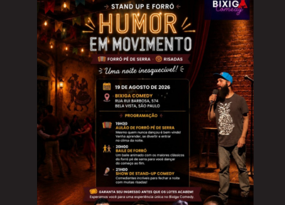 imagem representativa do espet�culo Humor em movimento - Bixiga Comedy