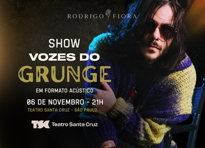imagem representativa do espet�culo Vozes do Grunge por Rodrigo Fiora no Teatro Santa Cruz
