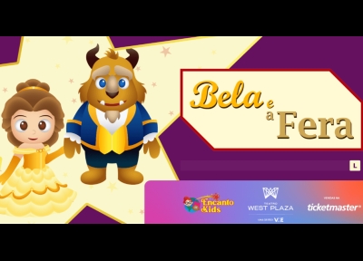 imagem representativa do espet�culo A Bela e a Fera