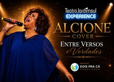imagem representativa do espet�culo Entre Versos e Verdades - Alcione Cover Oficial