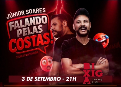 imagem representativa do espet�culo Junior Soares - Falando Pelas Costas - Bixiga Comedy
