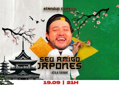 imagem representativa do espet�culo Atila Shinhe em Seu amigo japonês