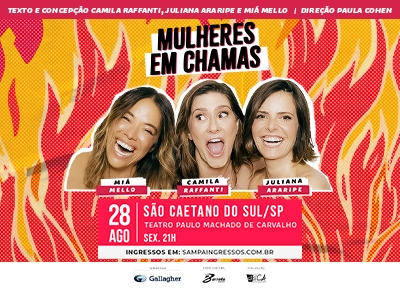 imagem representativa do espet�culo Mulheres em Chamas - São Caetano do Sul