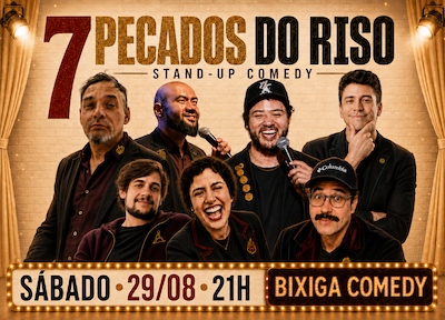 imagem representativa do espet�culo 7 Pecados do Riso - Stand Up Comedy - São Paulo - Bixiga Comedy