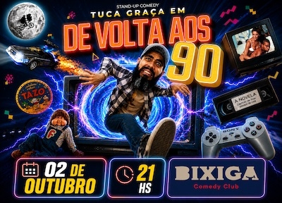 imagem representativa do espet�culo Tuca Graça - De Volta Aos 90 - SP - Bixiga Comedy