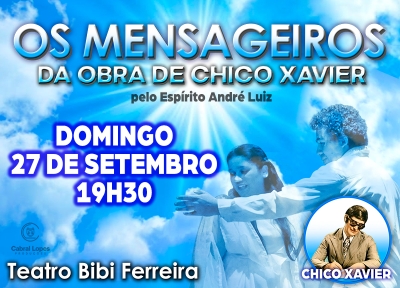 imagem representativa do espet�culo Os Mensageiros - De Chico Xavier