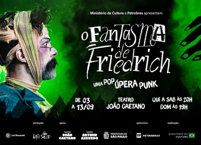 imagem representativa do espet�culo O Fantasma de Friedrich - Uma Pop Ópera Punk