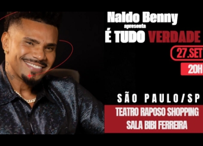 imagem representativa do espet�culo É Tudo Verdade com Naldo Benny