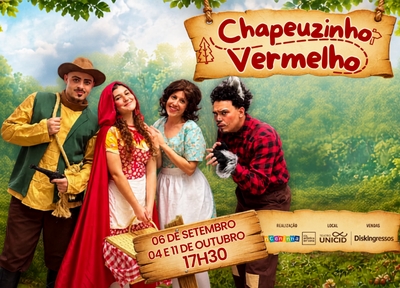 imagem representativa do espet�culo Chapeuzinho Vermelho