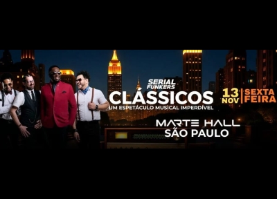 imagem representativa do espet�culo Banda Serial Funkers apresenta o Show Clássicos