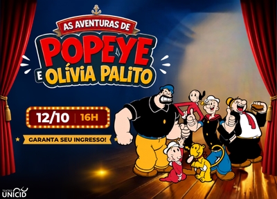 imagem representativa do espet�culo As Aventuras de Popeye e Olivia Palito