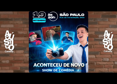 imagem representativa do espet�culo Rafael Pinheiro - Stand UP Comedy