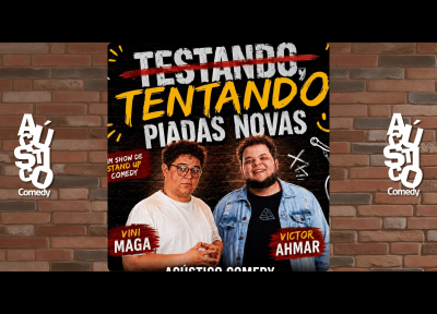 imagem representativa do espet�culo Vini Maga e Victor Ahmar - Stand up Comedy