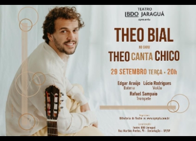 imagem representativa do espet�culo Theo Bial canta Chico Buarque