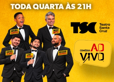 imagem representativa do espet�culo Comédia ao Vivo no Teatro Santa Cruz
