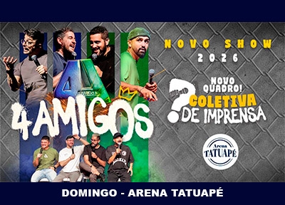 imagem representativa do espet�culo 4 Amigos - Novo Show 2026 - Arena Tatuapé