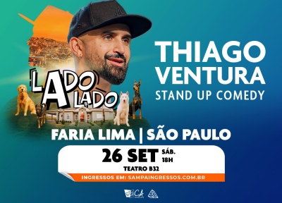 imagem representativa do espet�culo Thiago Ventura - Lado a Lado - Teatro B32